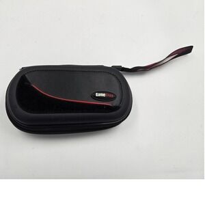 GameStop Universal Handheld Gaming Console Carrying Case Black Red Hard Shell